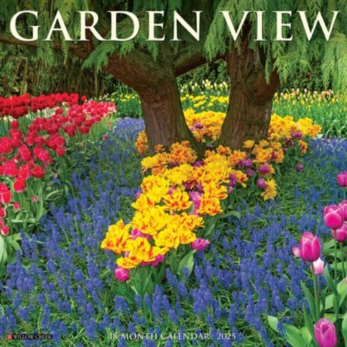 (英文圖書)Garden View 2026 12 X 12 Wall Calendar Spiral, Willow Creek Press ...