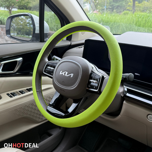 오핫딜 논슬립 핸들커버 실리콘 원형 14컬러 전차종 호환가능 실사용 후기 | 효과 있을까? - 상품 이미지 2