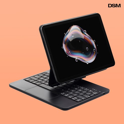 DSM 플립 매직키보드 아이패드, 1개, 블랙