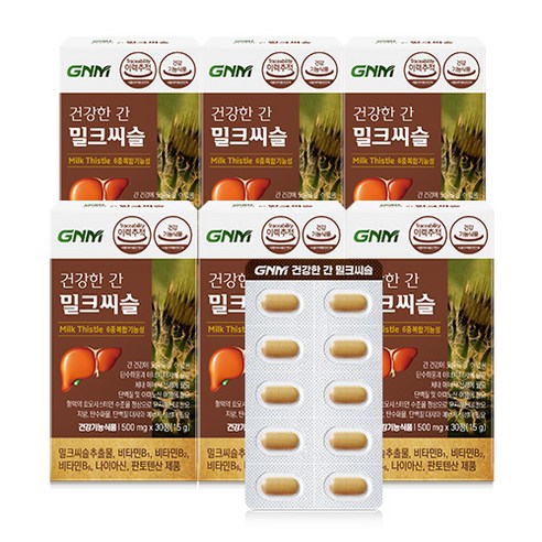 [조정석 밀크씨슬] GNM 건강한 간 밀크씨슬 실리마린 비타민B / 밀크... 맛있게 먹은 솔직 후기 - 대표 이미지