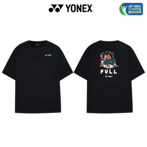 요넥스 티셔츠 261TS059U 배드민턴 남여공용 오버핏 데일리 반팔 상의 스매쉬스포츠