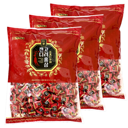동아제과 고려홍삼캔디, 1.5kg, 3개