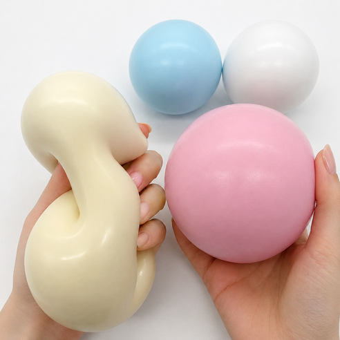 노아루 대왕 쫀득 호빵 말랑이 스퀴시 슬랑이, 1개, 120g, 화이트