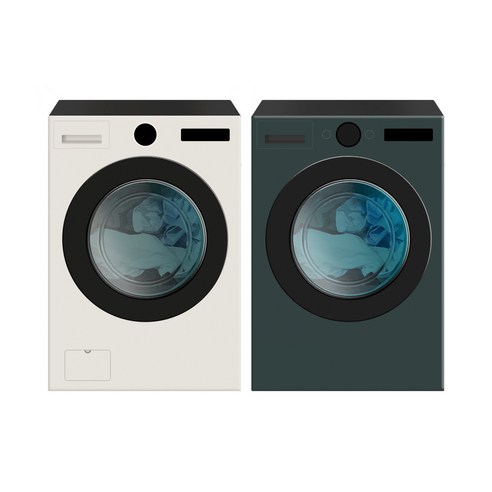 LG 트롬 오브제컬렉션+건조기 FG24E-20G (FG24EN+RG20GN) 세탁 24kg 건조20kg 방문설치, 네이처 베이지 + 네이처 그린