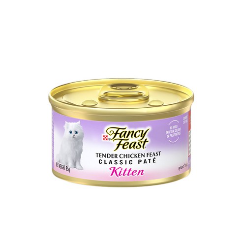 팬시피스트 키튼 텐더 고양이 주식캔, 닭, 85g, 1개