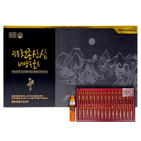 광동 천종 산삼배양근 골드 30병, 600ml, 1개