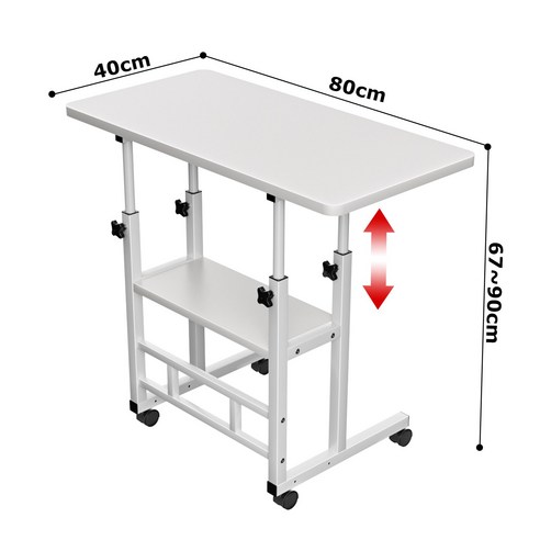 Kipnos 이동식침대테이블 높이 조절 기능 상세 이미지