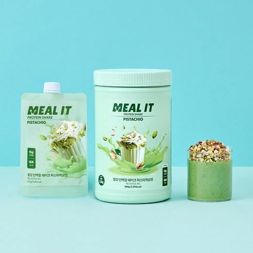 밀잇 단백질 쉐이크 피스타치오맛 560g, 1개 이미지 3