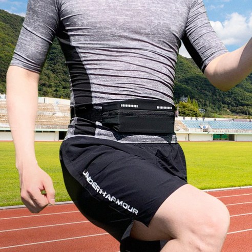 운동 중 스마트폰 불편함, 이제 모락 러닝 벨트 가방으로 해결하세요