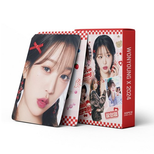 2024신상 아이브 장원영 집합 IVE 포토카드 굿즈 55장
