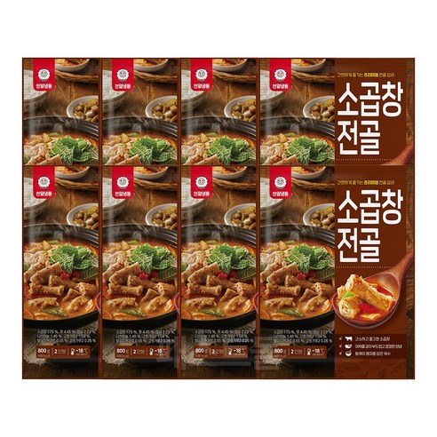 천일냉동 소곱창전골, 800g, 4개