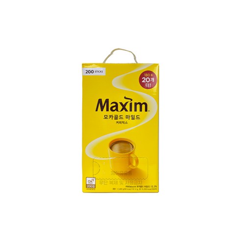 맥심 모카골드 마일드 커피믹스, 12g, 200개입, 1개