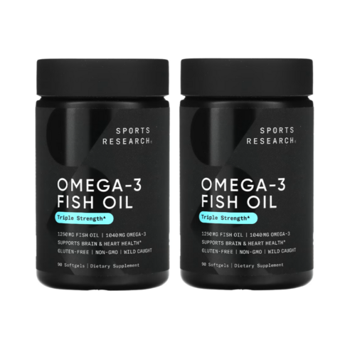 스포츠리서치 야생포획 알래스카산 명태 1040mg 오메가-3