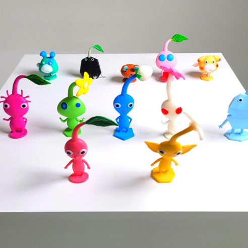 그린플래그 닌텐도 피크민 PIKMIN 피규어 인형 굿즈, 1세트