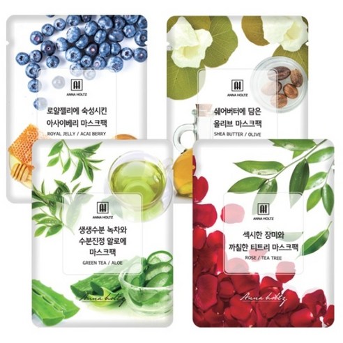 안나홀츠 마스크팩 25ml x 4종 세트 솔직 후기 | 실사용자 리뷰 분석 썸네일