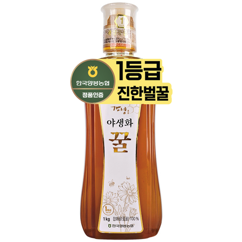 한국양봉농협 야생화 꿀, 1kg, 1개