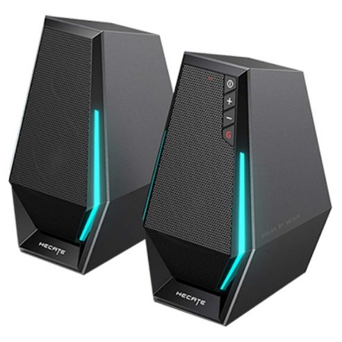 에디파이어 헤카테 G1500 RGB 데스크톱 게이밍 스피커, 블랙
