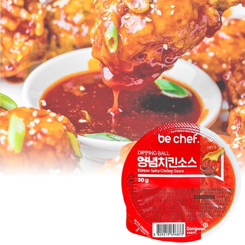 에이치에이유통 동원 양념치킨소스 디핑 30g 치킨소스 양념소스 소포장 일회용, 1개