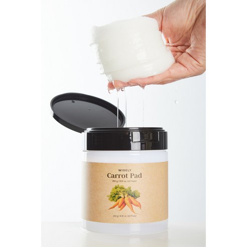 와이즐리 수분 진정 당근 토너 패드 이미지 4