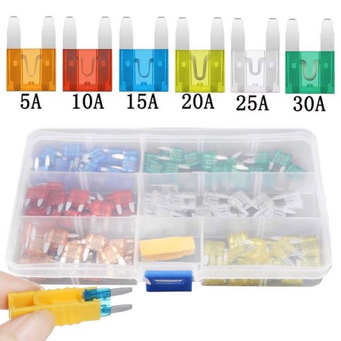 자동차 미니 퓨즈 휴즈 Mini Fuse 121P 키트, 1개