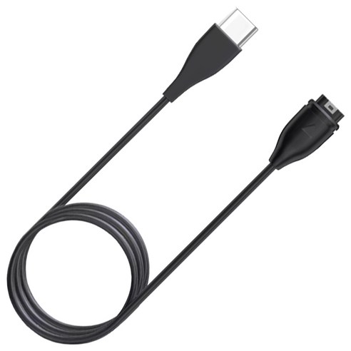 가민 포러너 피닉스 인스팅트 비보액티브 베뉴 USB 충전 케이블, 1개, USB C타입 스트레이트