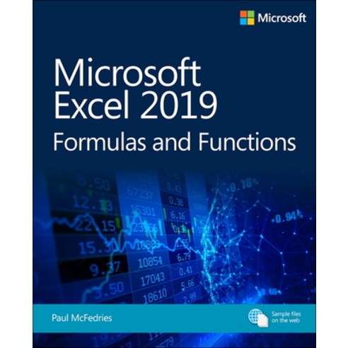 (영문도서)Microsoft Excel 2019 Formulas and Functions Paperback, Microsoft Press, English, 9781509306190