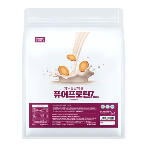 프로틴스토리 맛있는 단백질 퓨어프로틴7 3kg 고구마라떼 3kg, 1개 운동러 솔직 후기 | 실사용 리뷰 - 상품 이미지 1