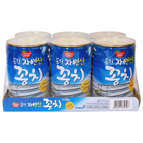 동원 자연산 꽁치 캔 통조림 - 꽁치통조림