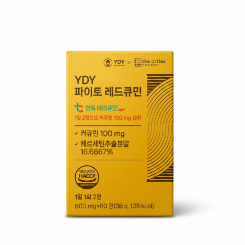 YDY 파이토 레드큐민 커큐민, 1개, 60정