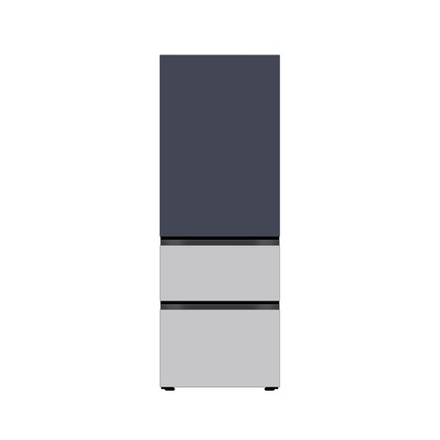 LG 디오스 오브제컬렉션 김치냉장고 Z334MNR171S 324L, 네이비/크림그레이