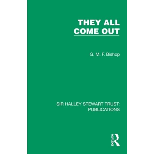 (영문도서)They All Come Out Paperback, Routledge, English, 9781032886404