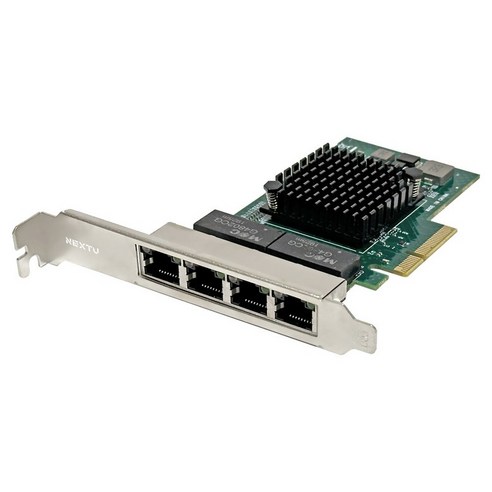 넥스트유 래보넥 Pcle x4 Quad 쿠퍼 RJ45 1G 서버랜카드 474DCP-BCM