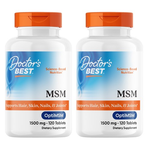 닥터스베스트 MSM 1500mg 타블렛 120정, 2개 솔직 후기 | 실사용자 리뷰 분석 썸네일