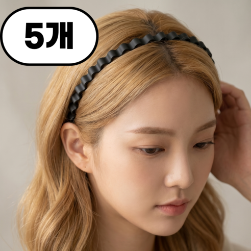쏙쏙리빙 고탄력 헤어밴드 5개 세트