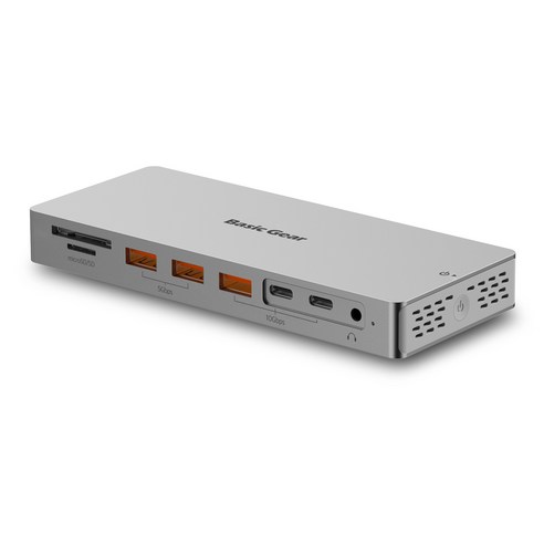 베이직기어 C타입 노트북 도킹스테이션 USB허브 14in1 PD100W, 1개
