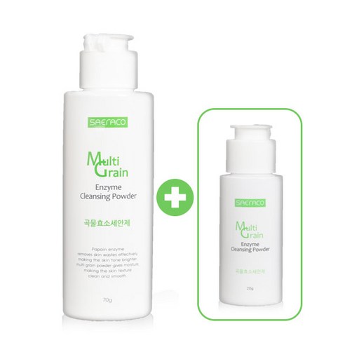새라코 곡물 효소 세안제 클렌징 파우더 70g (20g 미니 파우더 1e... 실사용 후기 | 효과 있을까? 썸네일