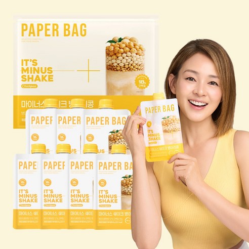 페이퍼백 마이너스 쉐이크 병아리콩 1주플랜(7개입) 60g, 7개 솔직 후기 | 실사용자 리뷰 분석 썸네일