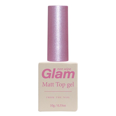 프롬더네일 글램 매트 탑젤 / 넌와이프 퍼퍽트 무광 젤네일