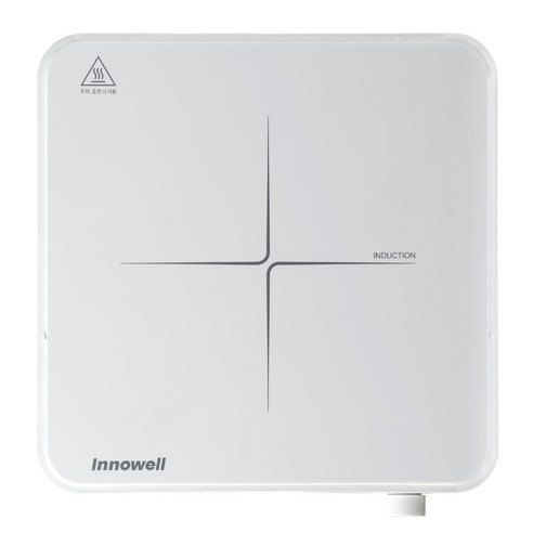 이노웰 고화력 1구 인덕션 전기레인지 2000W, 일반형, IH2000-White