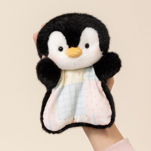 귀여운 애착인형 봉제인형 말랑 스퀴시 양 허스키 인형 선물용 장식, 1개, 펭귄, 16cm
