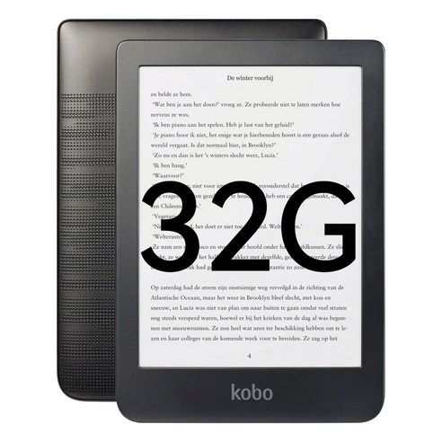 코보 전자책 리더기 E-Ink 디스플레이 8GB 16GB 32GB, 1개, 클라라 HD 32G, 전자책 리더만