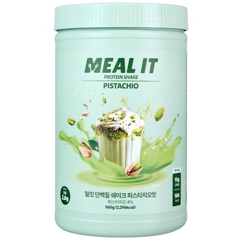 밀잇 단백질 쉐이크 피스타치오맛 560g, 1개 솔직 후기 | 실사용자 리뷰 분석 썸네일