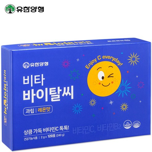 유한양행 비타 바이탈씨 레몬맛, 120회분, 1개