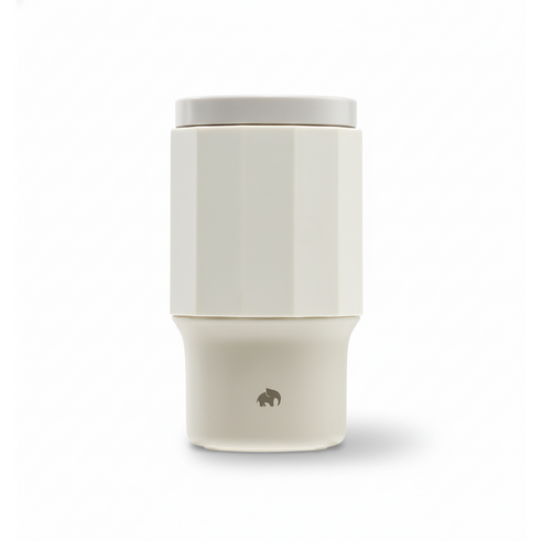 [캔 500ml 호환] 디트레 인서트 텀블러 캔쿨러, 1개, 550ml, 샌드베이지
