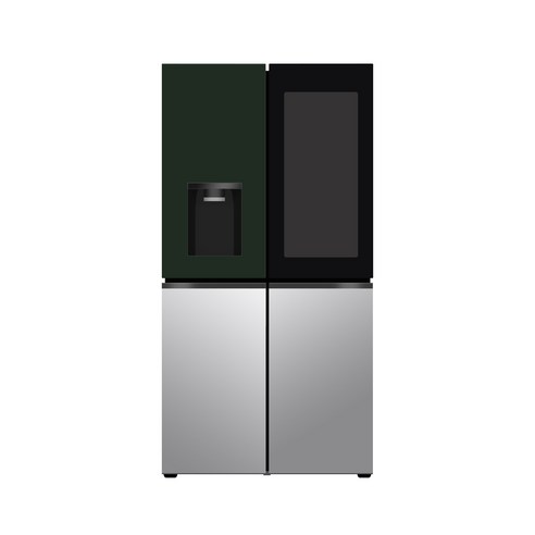 LG 디오스 오브제컬렉션 STEM 얼음정수 냉장고 (노크온 매직스페이스) 817L 2등급 W825SGS492S