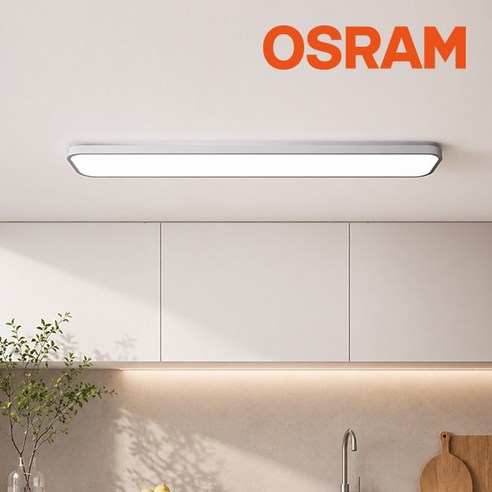 오스람 칩 시스템 프리미엄 LED 주방등 30W 60W 슬림 LED등 DC타입 플리커프리, 주방2등 60W 주광색(흰색빛)