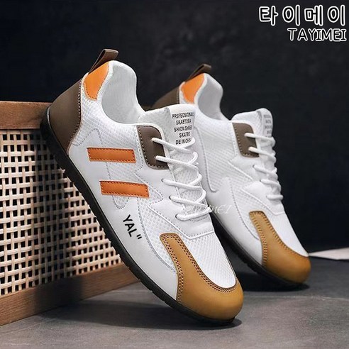 타이메이 남성 신발 여름 통기 스포츠 캐주얼 신발 망면 소프트 바닥 단화 패션 가벼운 운동화