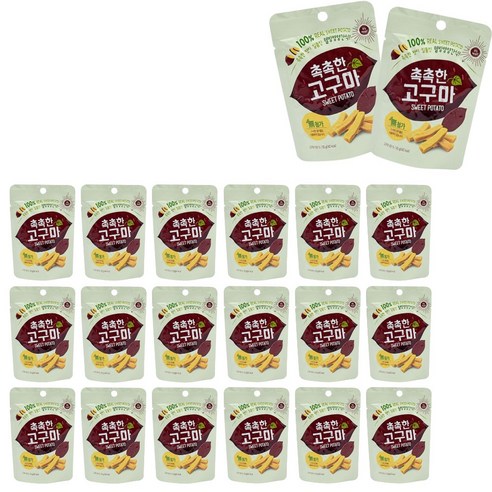 촉촉한 고구마, 50g, 20개
