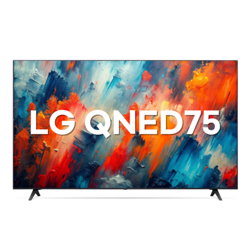 LG전자 50인치 퀀텀닷 나노셀 울트라HD UHD 4K 스마트 TV OTT 어플 미러링 지원 50QNED75, 방문설치, 스탠드형