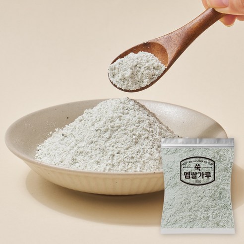 총각쓰떡 습식 쑥멥쌀가루 떡용 500g, 500g, 8개 - 찹쌀가루 | 쿠팡